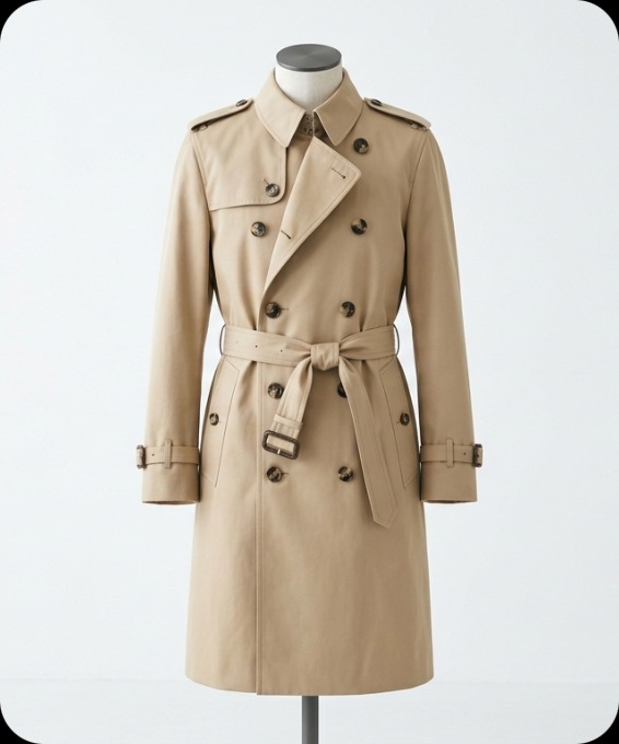Trench coat clásico